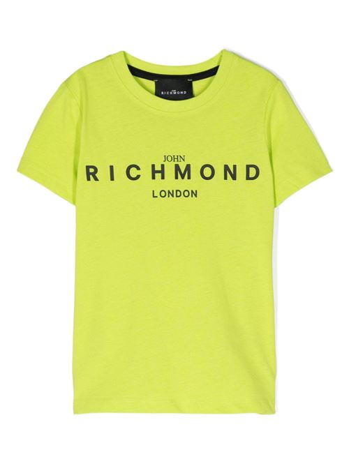 t-shirt bambino RICHMOND Junior | RBP24002TSSWLIMEBLACK
